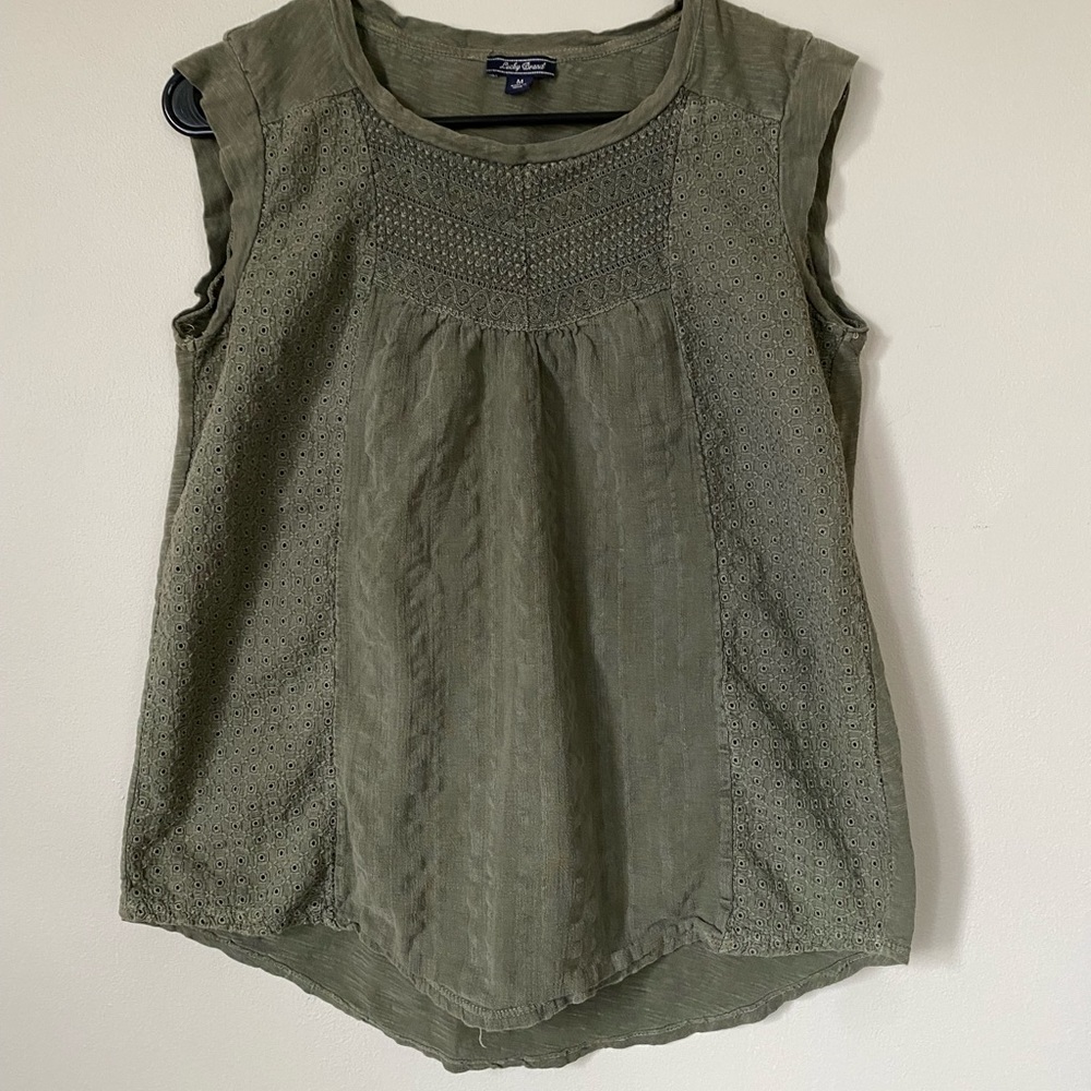 Lucky Brand Tank/Blouse - Size Medium